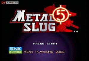 Imagen del juego Metal Slug 5 para PlayStation 2