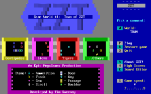 Imagen del juego Zzt para Ordenador